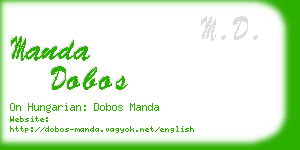 manda dobos business card